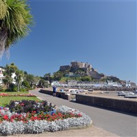 Gorey Castle and Harbour